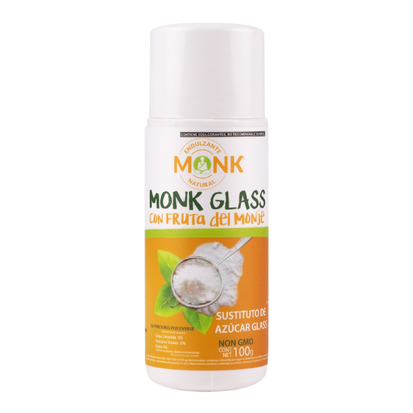 Monk® Glass: Fruta del monje sustituto azúcar glass (monk fruit) 100 g.