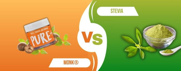 Stevia vs. Monk®️: ¿Cuál elegir y por qué Monk®️ es la mejor opción?