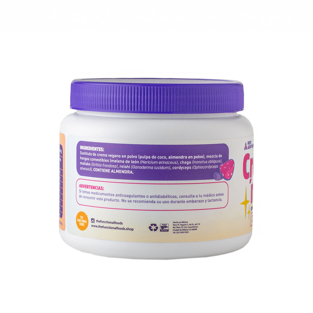 Cream ‘n heal: Sustituto vegano de crema para café con adaptógenos 300 grs.