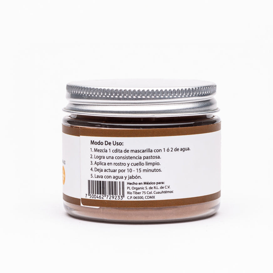 Mascarilla facial de superfoods Forever Young: Ácido hialurónico + cacao 60 grs.