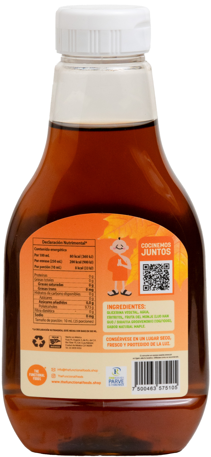 Monk® Honey: Maple flavor monk fruit honey 250 ml. 