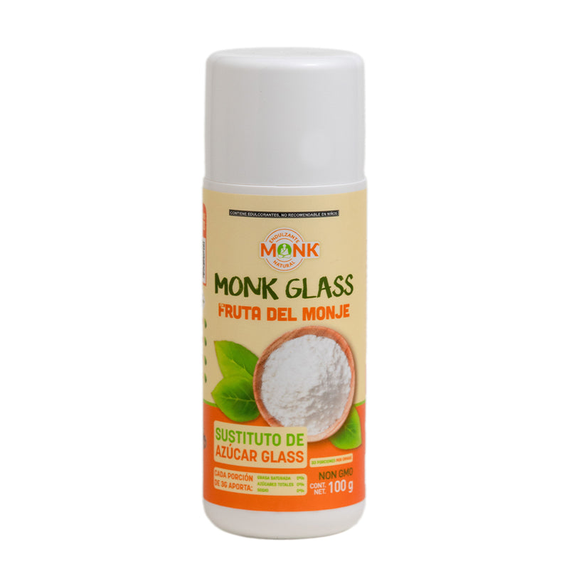 Monk® Glass: Fruta del monje sustituto azúcar glass (monk fruit) 100 g.