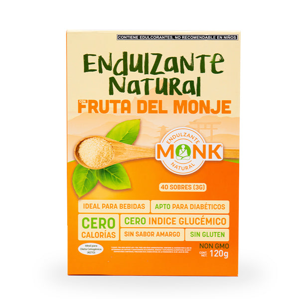 Sobrecitos de Monk®: Fruta del monje en 40 sobres de 3 grs. (monk fruit)