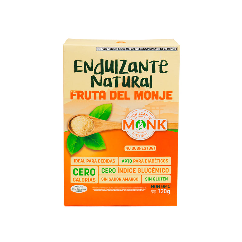 Sobrecitos de Monk®: Fruta del monje en 40 sobres de 3 grs. (monk fruit)