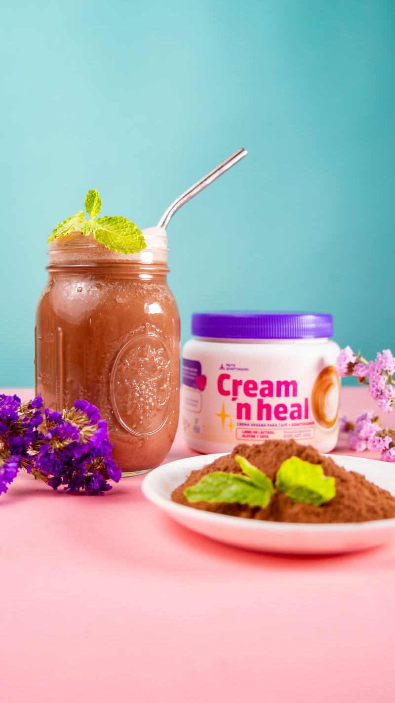 Cream ‘n heal: Sustituto vegano de crema para café con adaptógenos 300 grs.